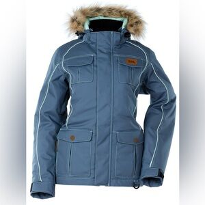 Divas Arctic Appeal Jacket Color: Slate Size: Medium